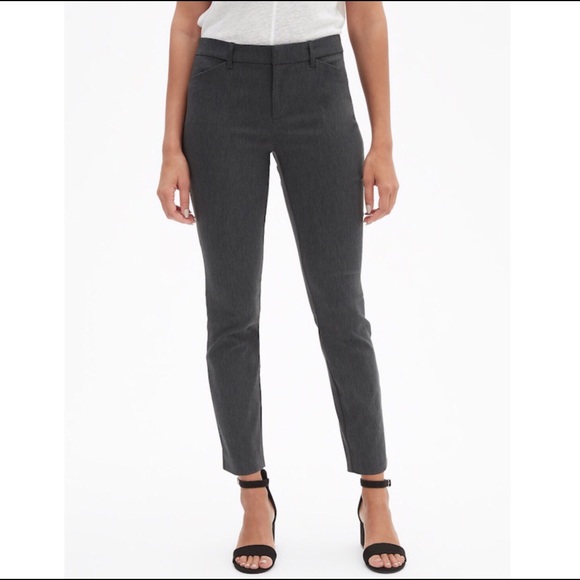 GAP Pants - GAP Slim City Crop Pant Grey